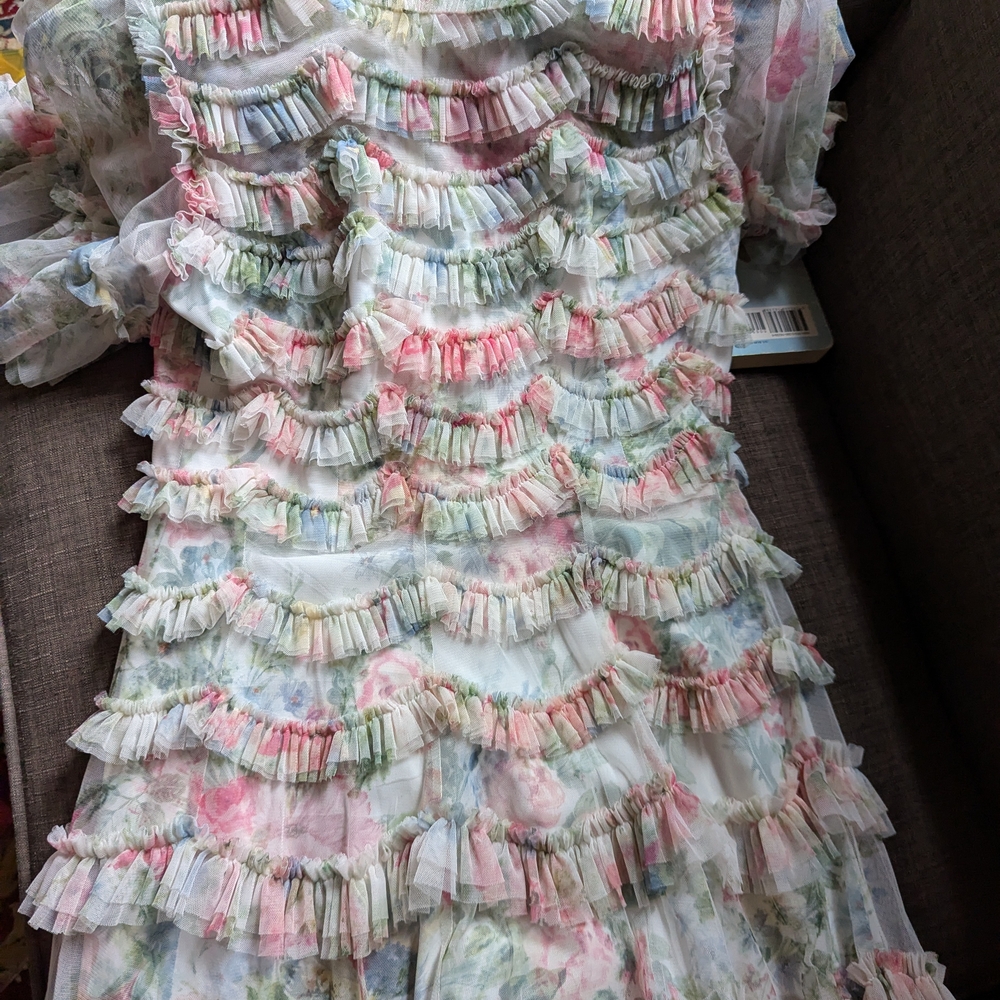 BHLDN Needle & Thread Dress size US 6 $590 - Picture 5 of 7
